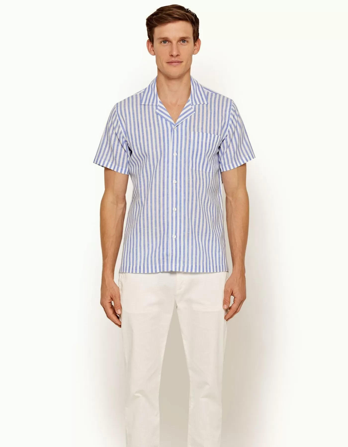 Thunderball Stripe Shirt-Orlebar Brown Shop